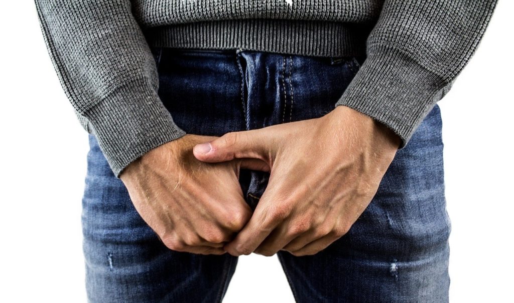 don't cover up testicles