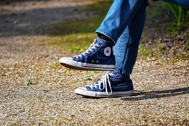 Dress appropriately jeans sneakers