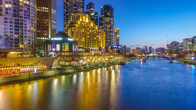 Melbourne Australia night